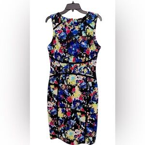 Nicole by Nicole Miller Floral Sleeveless Dress.